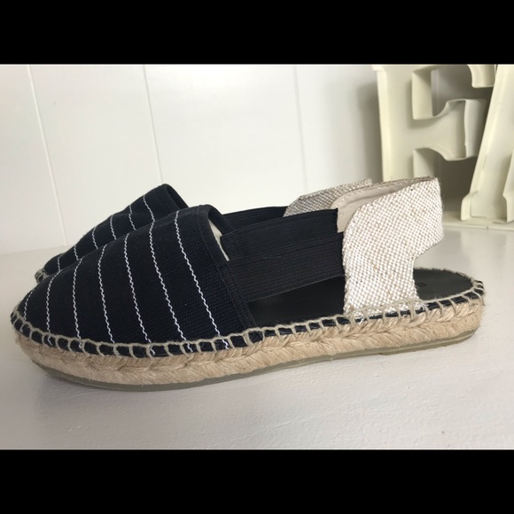 Espadrille navy blue  and white strip size 37 - Picture 7 of 8